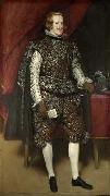 Diego Velazquez Philip IV in Brown and Silver, Spain oil painting artist